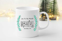 joy to the world christmas mug and coaster gift set xmas holiday winter gifts