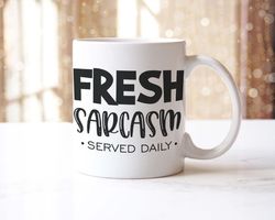 sarcasm office work mug & coaster gift set funny office her his gift tea coffee joke present