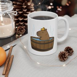 capybara bathtub mug 11 oz  capybara humor, capybara mug, cute mug, coffee mug, capybara gift, capybara lover, best sell