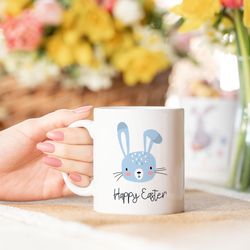 easter mug, easter gift, easter bunny, happy easter, to go with easter egg, rabbit, easter basket, egg, gift, her, child