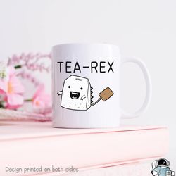 tea-rex mug  cute dinosaur tea or coffee lover gift