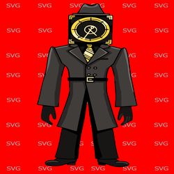 large clockman svg / skibidi toilet