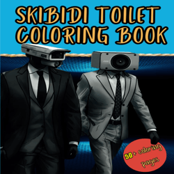 skibidi toilet coloring book