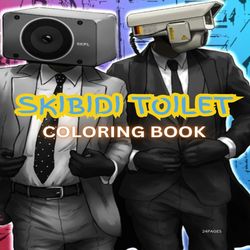 skibidi toilet coloring book