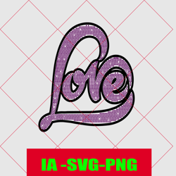 love heart ss10 rhinestone template, sublimation, digital download, svg, eps, png, jpg, cricut, silhouette file, friends