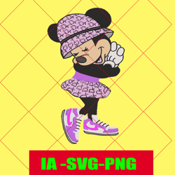 girl, minnie, cartoon character svg , to download directly