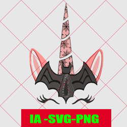 unicorn svg , bat, halloween,  svg download digital