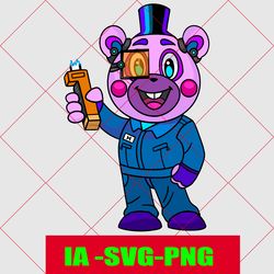 helpi from five nights at freddy's svg . svg digital download file