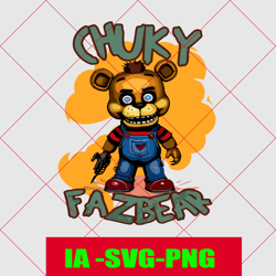 chuky fazbear svg .digital download file