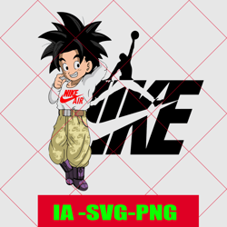 nike son goku png, son goku png, nike png, nike logo fashion png, nike logo png, fashion logo png | high-quality anime v