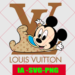 baby mickey mouse louis vuitton png, mickey png, louis vuitton logo fashion png, lv logo png, fashion logo png | high-qu