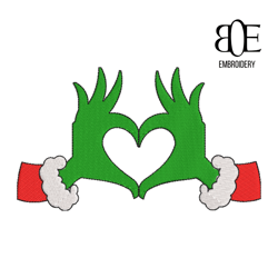grinch merry christmas embroidery design, merry christmas machine embroidery, cartoon embroidery, embroidery pattern,