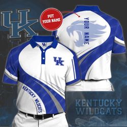 customize your wildcat style with personalized kentucky wildcats polo shirt