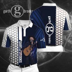 personalized garth brooks polo shirt: custom country music merch