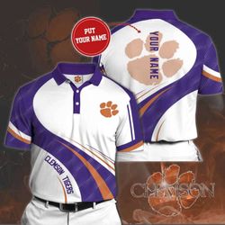 clemson tigers polo shirt: personalize fan style with 84 custom designs