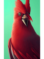 buff red cardinal