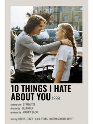 10 things i hate about you poster