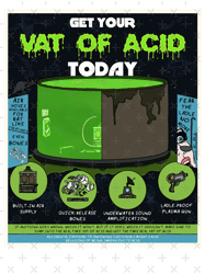 fake vat of acid
