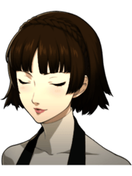 persona 5 makoto niijima blush