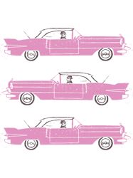 pink cadillac 3 pink cadillacs