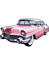 pink cadillac art