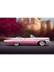 pink cadillac car retro (1)