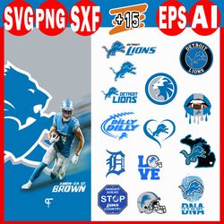 detroit lions logo - detroit lions svg - detroit lions clipart - detroit lions symbol- detroit lions png