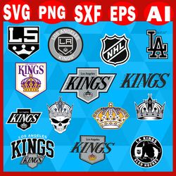 los angeles kings svg, nhl team svg, los angeles kings png, sport