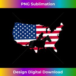 cowgirl ts cool western cow girl patriotic us flag - eco-friendly sublimation png download - immerse in creativity with every design