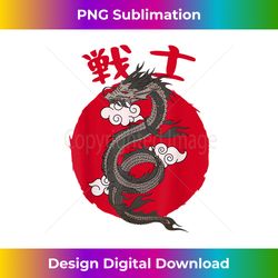 japanese aesthetic dragon symbol kanji japan red sunset - chic sublimation digital download - spark your artistic genius