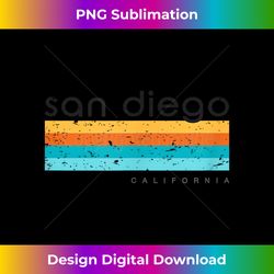 retro san diego california ca vintage design - crafted sublimation digital download - elevate your style with intricate details
