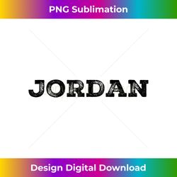 jordan t- tank top - chic sublimation digital download - chic, bold, and uncompromising