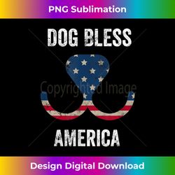 dog bless america distressed vintage look - eco-friendly sublimation png download - access the spectrum of sublimation artistry