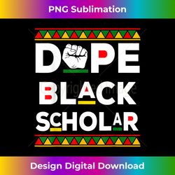 dope black scholar graduation african pride black history - futuristic png sublimation file - spark your artistic genius