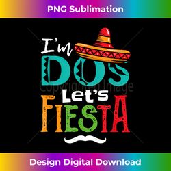 i'm dos taco twosday boy girl kids 2nd birthday gift - eco-friendly sublimation png download - spark your artistic genius