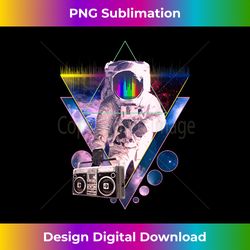 astronaut holding boombox vaporwave outer space art - futuristic png sublimation file - customize with flair