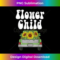 flower child retro vintage hippie soul - minimalist sublimation digital file - reimagine your sublimation pieces