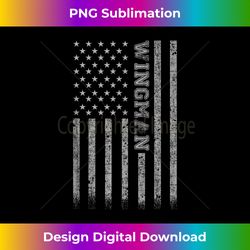 wingman american flag tank top - edgy sublimation digital file - lively and captivating visuals