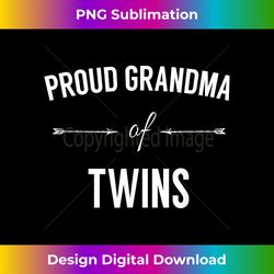 proud grandma of twins - twins pregnancy announcement - futuristic png sublimation file - craft with boldness and assurance