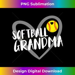 softball grandma - futuristic png sublimation file - chic, bold, and uncompromising