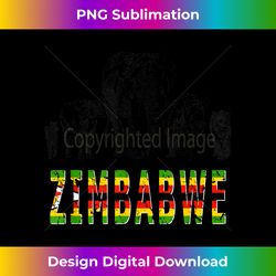 big five zimbabwe pride artwork for wildlife lovers - sophisticated png sublimation file - crafted for sublimation excellence