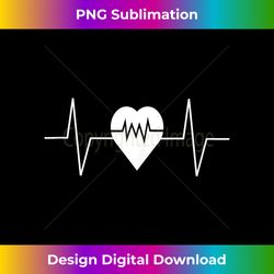 cardiologist nurse medical doctor heartbeat ekg pulse tank top - sleek sublimation png download - immerse in creativity with every design