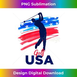 mens golf usa support the team usa golf lover - contemporary png sublimation design - pioneer new aesthetic frontiers