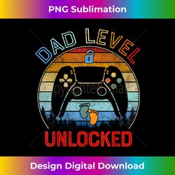 dad level unlocked funny soon to be dad 2021 apparel - classic sublimation png file - striking & memorable impressions