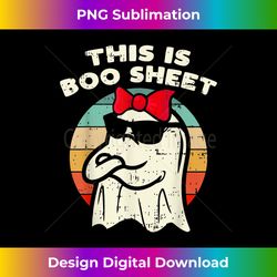 this is boo sheet ghost retro halloween women kids girls - luxe sublimation png download - pioneer new aesthetic frontiers