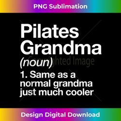 pilates grandma definition funny sports tank top - classic sublimation png file - immerse in creativity with every design