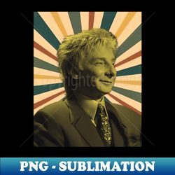 barry manilow - instant png sublimation download