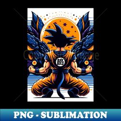 goku dragon ball art - sublimation-ready png file