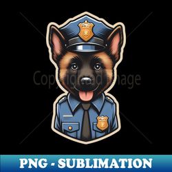 belgian malinois police - high-quality png sublimation download