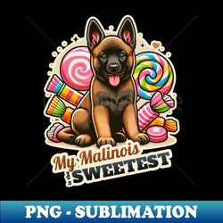 belgian malinois confectioner - decorative sublimation png file